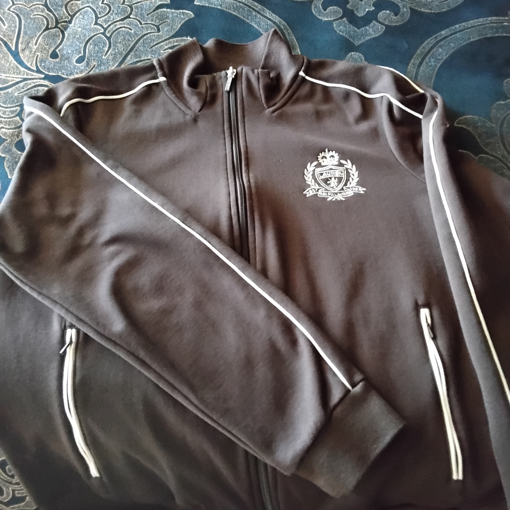 Ralph Lauren Brown Zip-Up Windbreaker Jacket